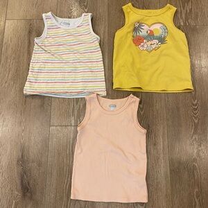 Garanimals 4T Sleeveless Tops - Multicolor Set